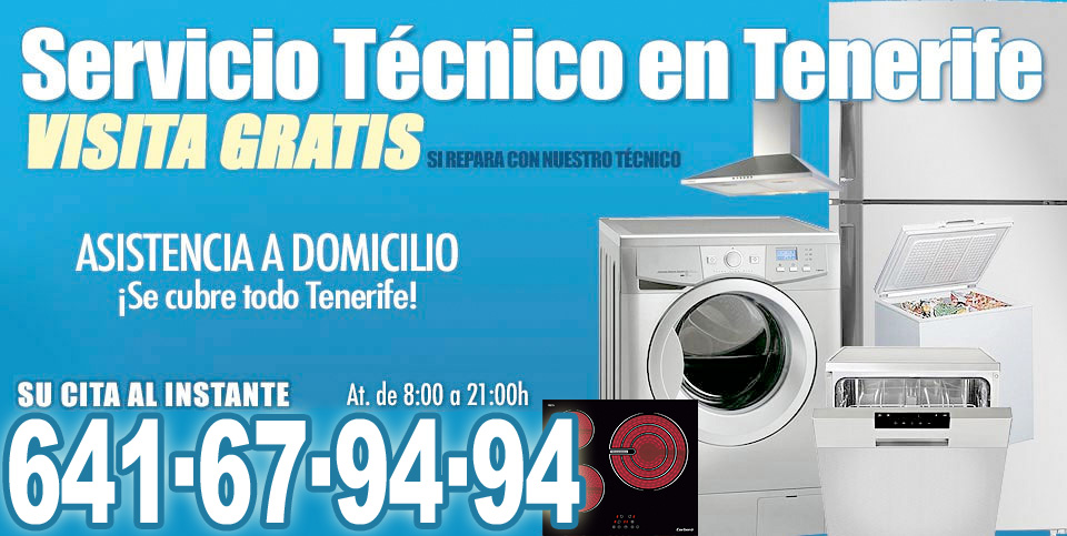 Servicio Técnico para reparaciones de Electrodomesticos en Tenerife